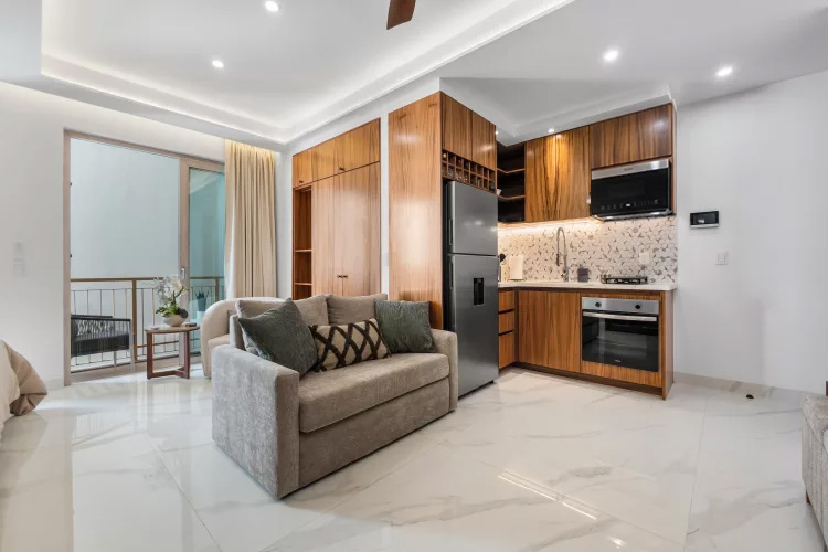 Fully equipped kitchenette in ARTEE Studio 203