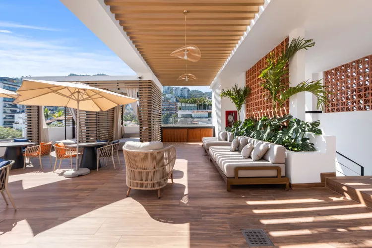 Rooftop terrace and lounge area at ARTEE 380